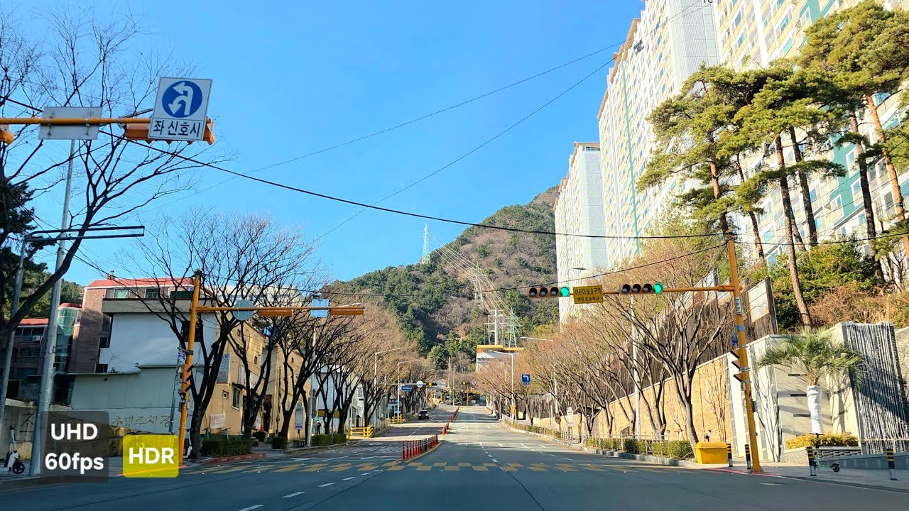 Today’s Winter Drive 부산 | Busan 山坡路 · 冬日ドライブ | Piano | Old Hillside Road Drive