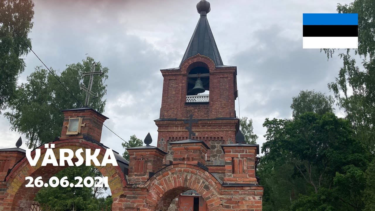 Värska, Estonia. Walking at the capital of Setomaa. 4K