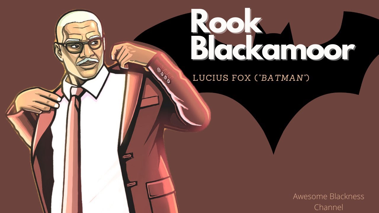 ♘Dark Knight = ♖Rook Blackamoor | Lucius Fox ("Batman")