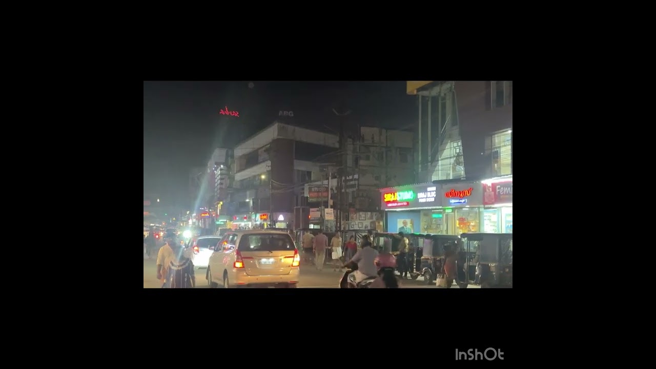 തിരൂർ ലെ രാത്രി view of tirur night sanjari9379