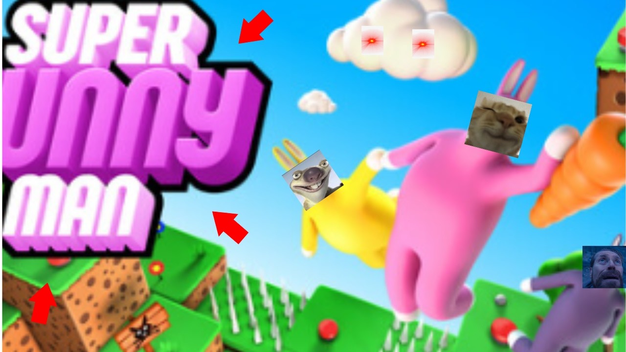FINALMENTE SOU BOM EM ALGO!!! (ou quase) -  Super Bunny Man