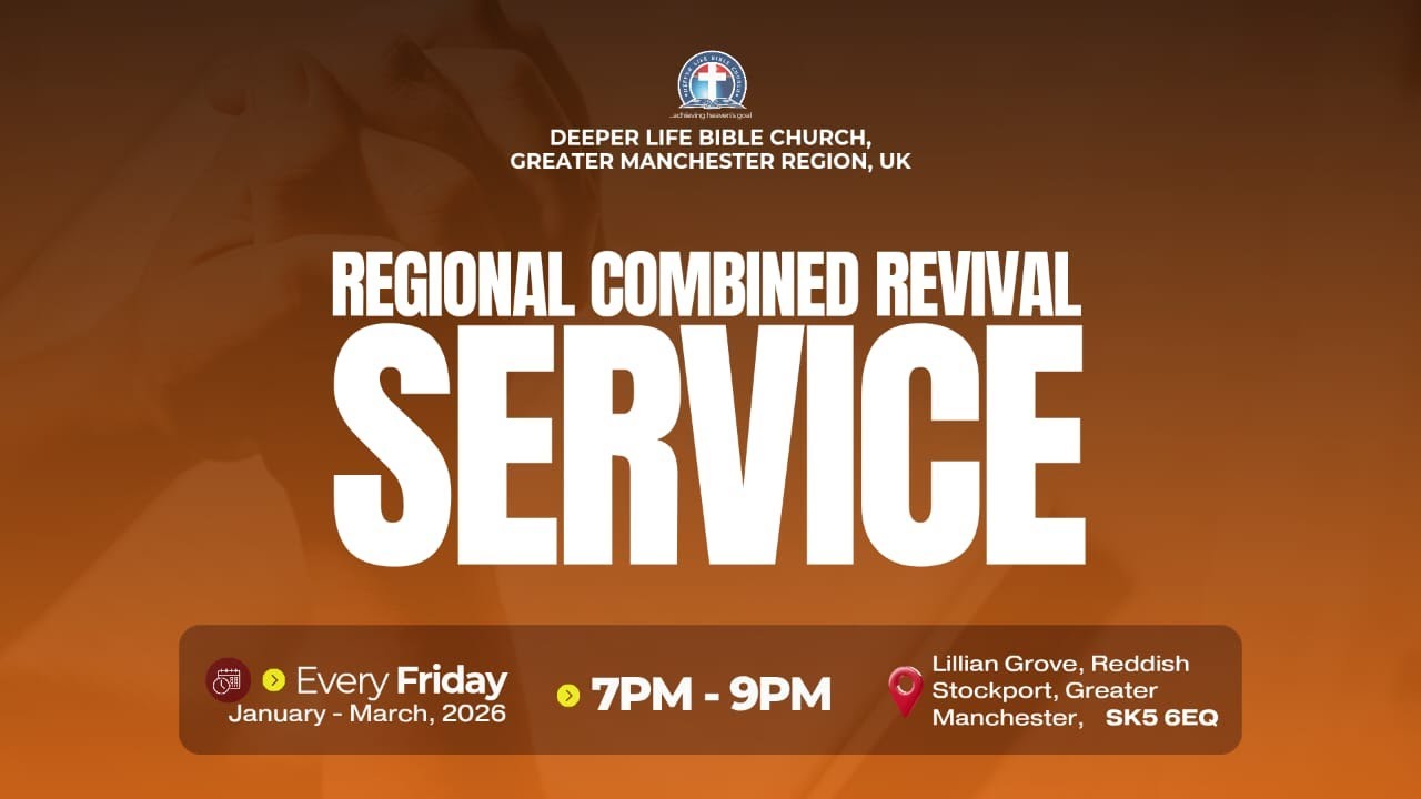 Regional Combined Revival Service | 9th January 2026 | DCLM Church Manchester