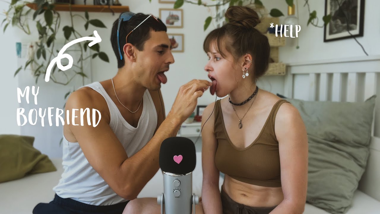 My boyfriend tried ASMR for the first time... 🥺 [german | deutsch]