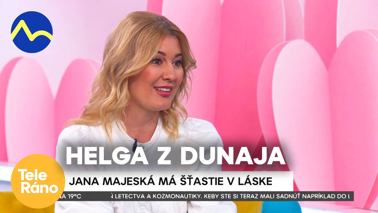 Jana Majeská alias Helga - tentokrát o súkromí | Teleráno