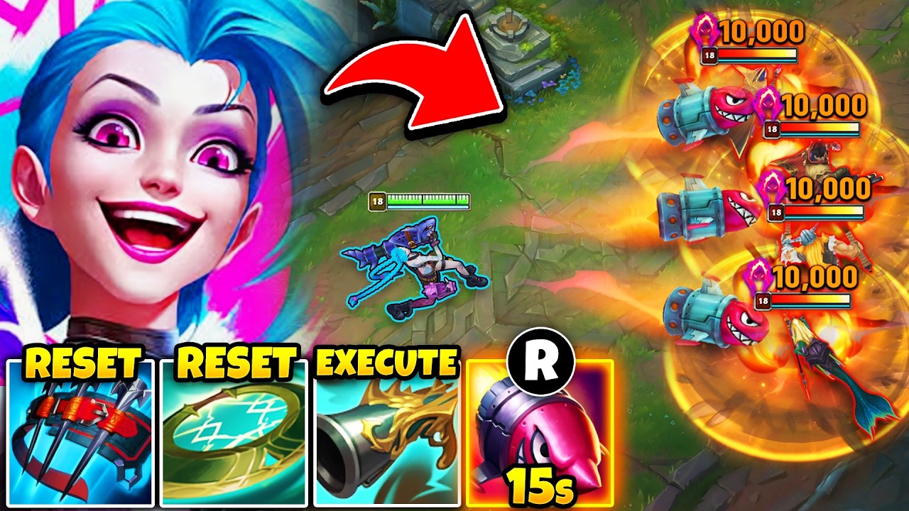 THIS NEW SNIPER JINX BUILD IS ABSOLUTELY DISGUSTING! (SPAM ULTS LIKE CRAZY)