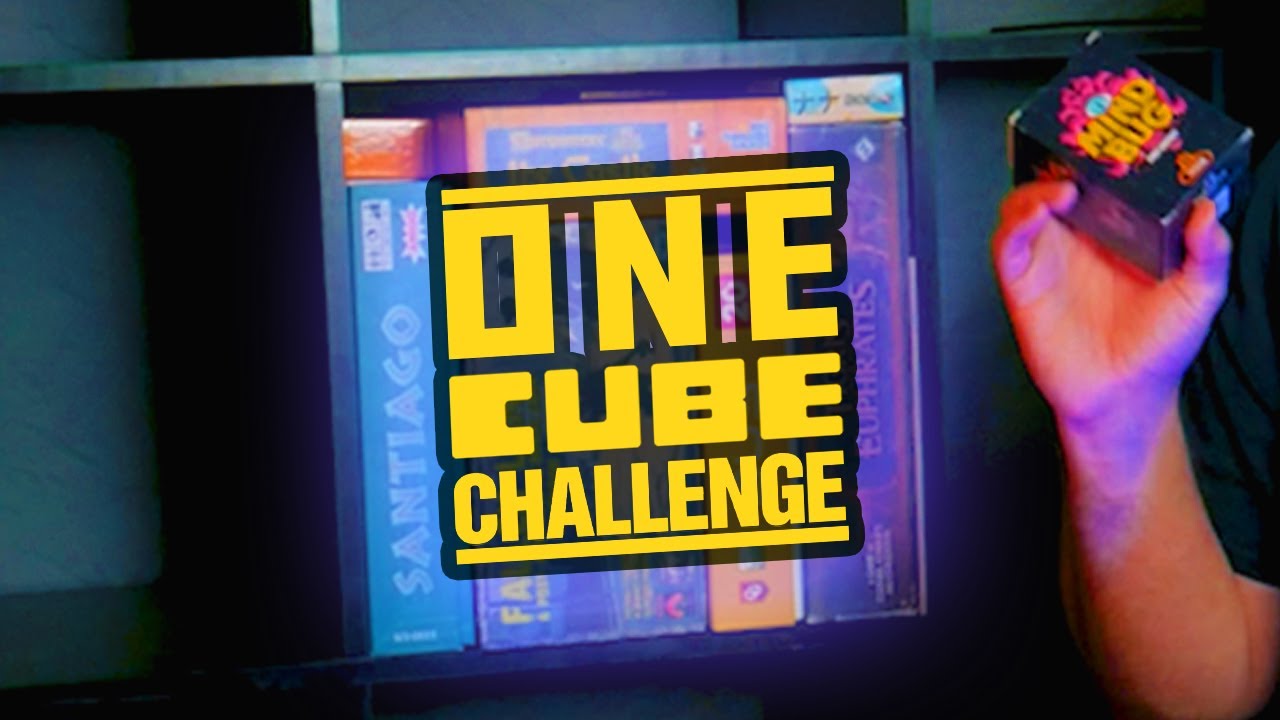 Entire Board Game Collection in ONE CUBE! The One Cube Challenge!