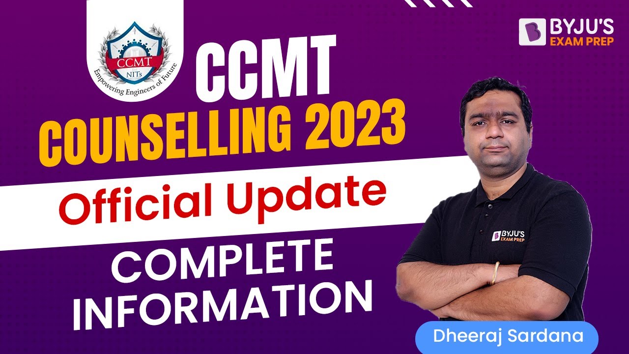 CCMT Counselling 2023 | CCMT Registration Process | CCMT 2023 Registration | Complete Detail #BYJU'S