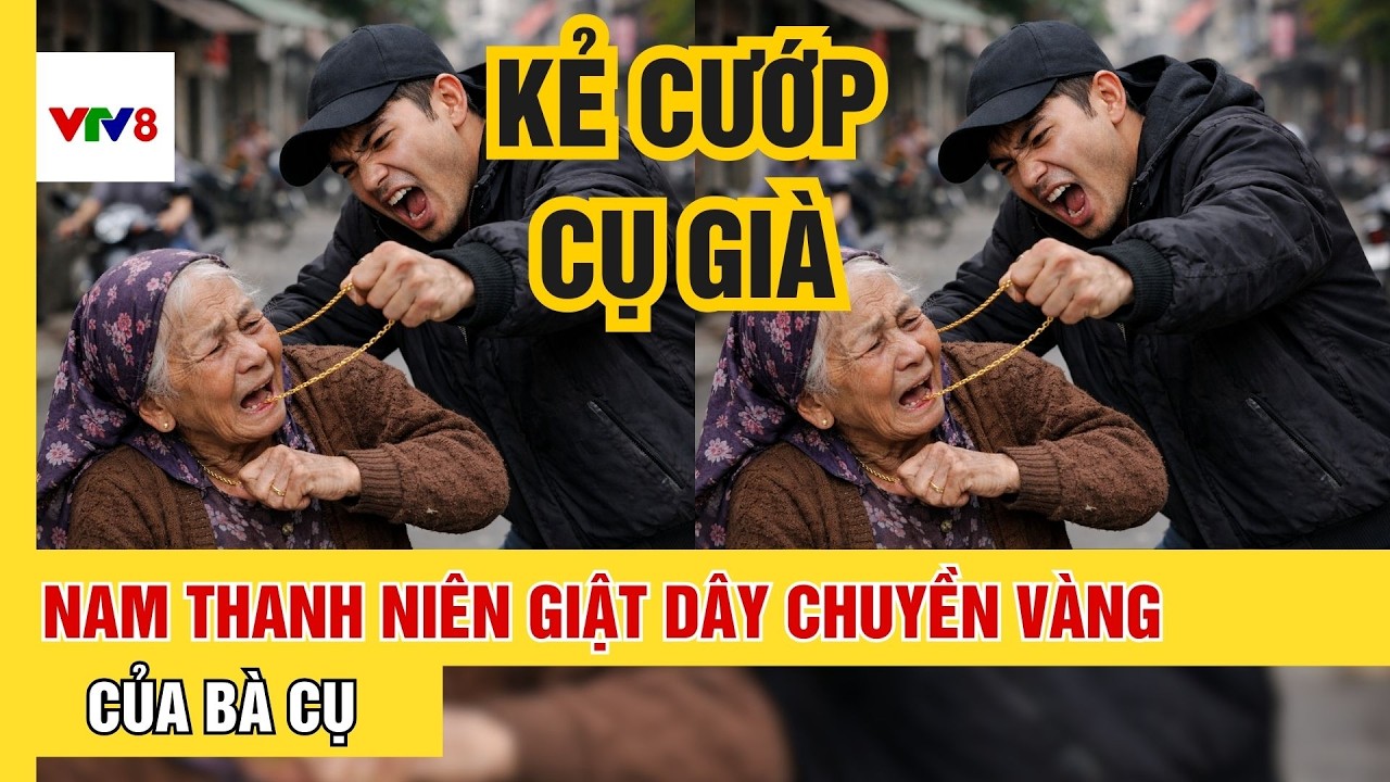 Nam thanh niên giật dây chuyền vàng của bà cụ, sa lưới sau vài giờ