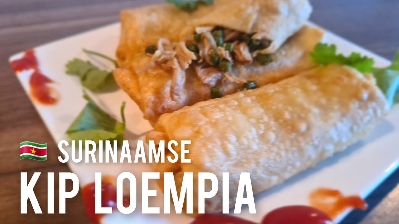 🇸🇷 Surinaamse Loempia recept met Loempia vellen|spring roll recipe with sheets|