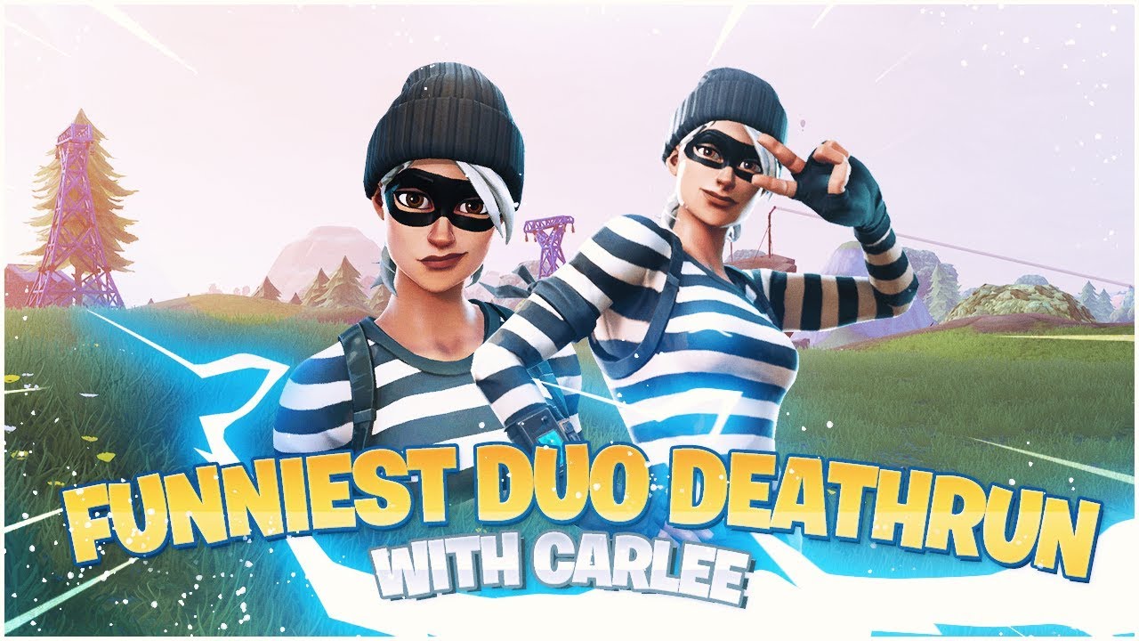 THE FUNNIEST DUO DEATHRUN WITH CARLEE - Electra Fortnite Gameplay
