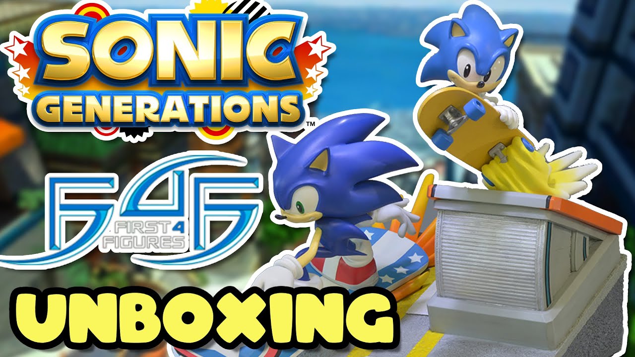 Распаковка диорамной статуи Sonic Generations от First 4 Figures