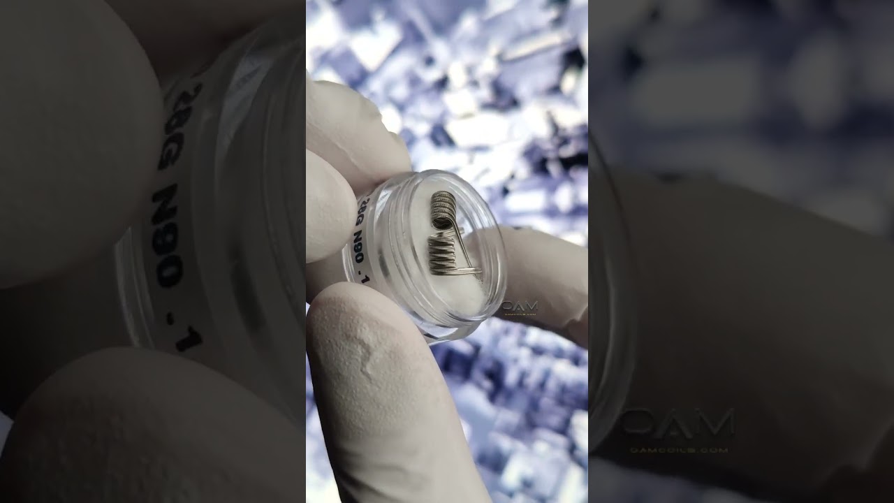 OAM Coils 28G N90  Alien coils Crackle Coils #handmadecoils
