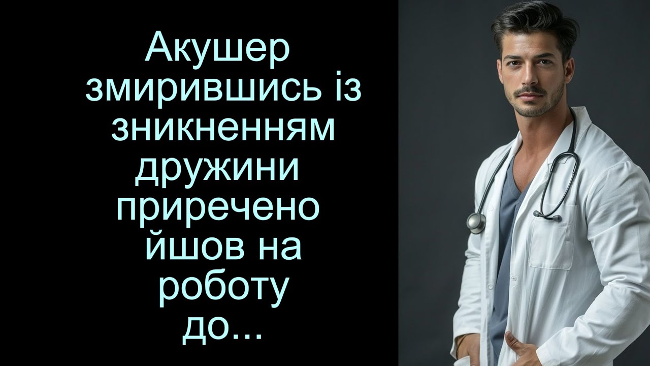акушер, змирившись із зникненням дружини, приречено йшов на роботу до пологового будинку...