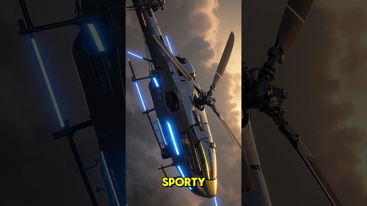 Futuristic Helicopter That Looks Straight Out of Sci-Fi!🚁  #Shorts