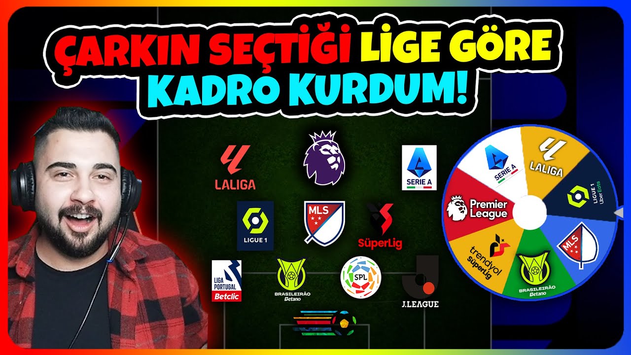 ÇARKIN SEÇTİĞİ LİGE GÖRE KADRO KURDUM! KAYBEDERSEM 3 EPİK SİLERİM! eFootball Mobile 2025