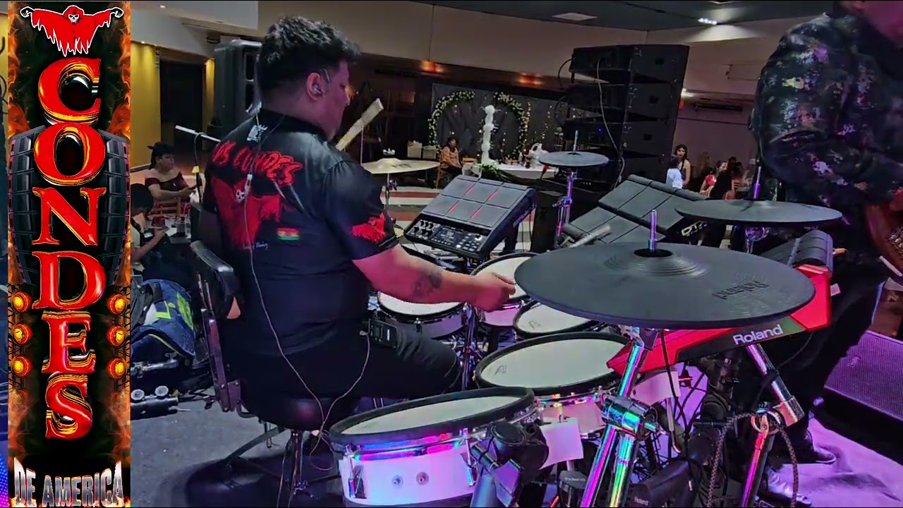 MODO DRUMMERS 🔥 grupo CONDES DE AMERICA en vivo última tandita