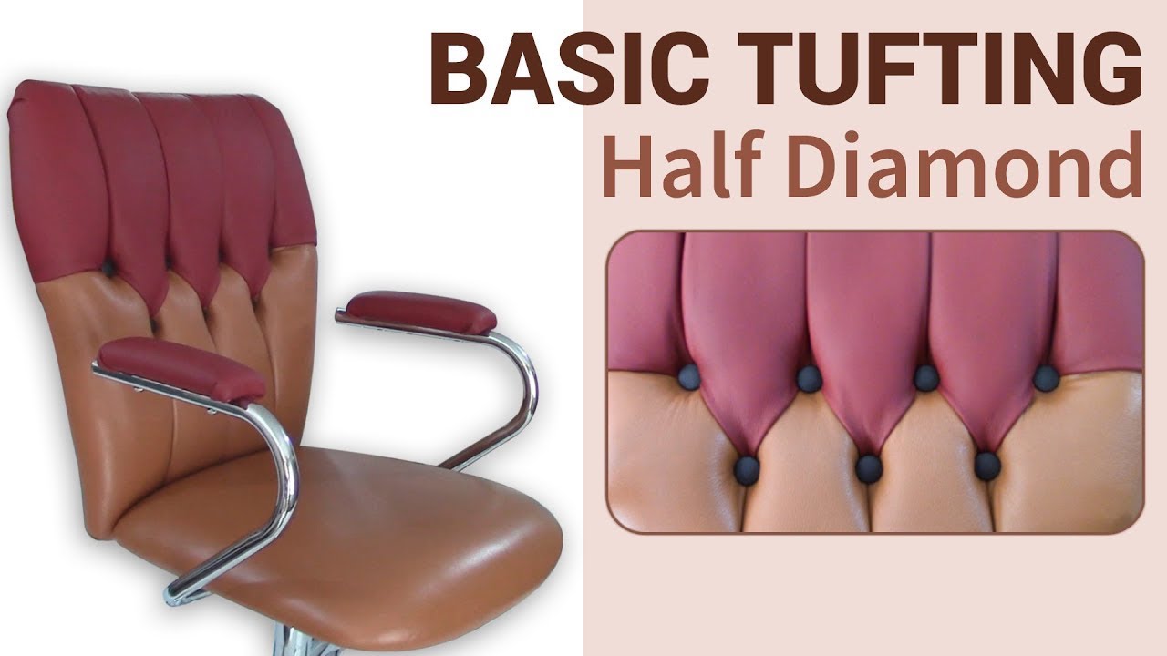 Basic Tufting  - Half Diamond Capiton&eacute; in leather