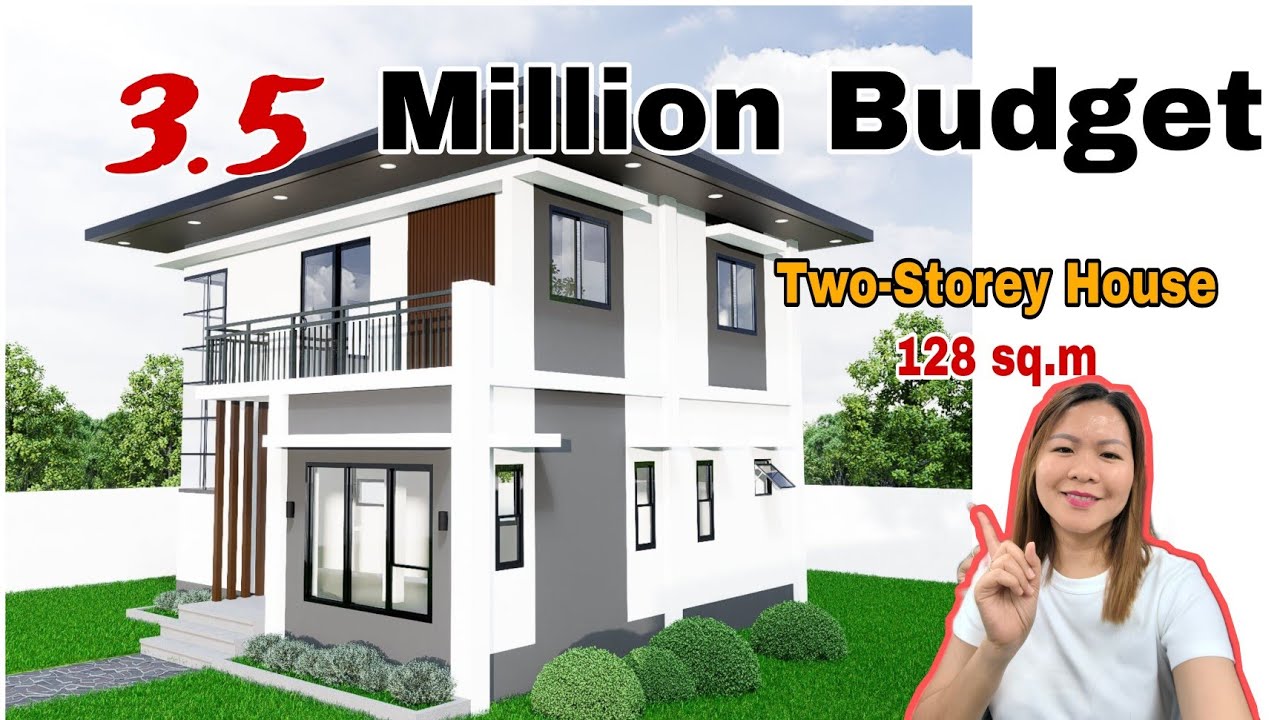 3.5 Million Two-Storey House 128 sqm  (CONCEPT ONLY)