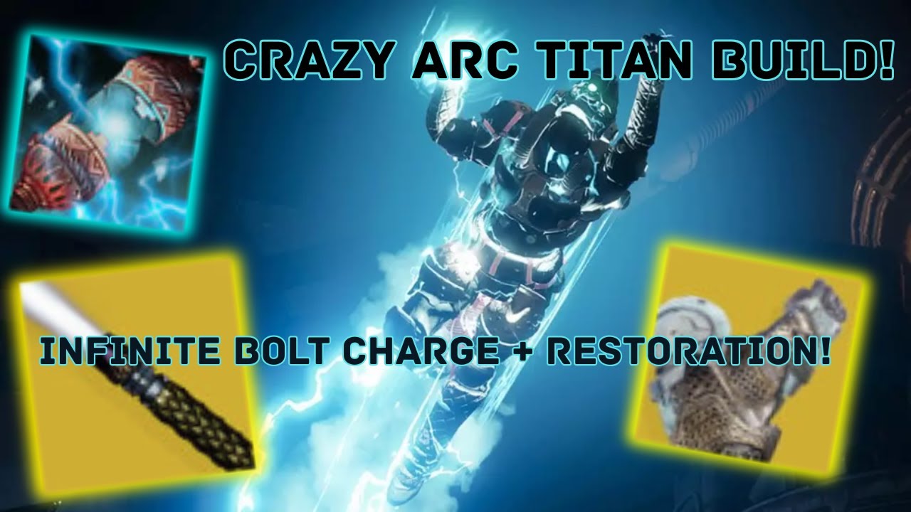 CRAZY ARC TITAN Praxic Blade build! INFINITE BOLT CHARGE! Destiny 2: Renegades