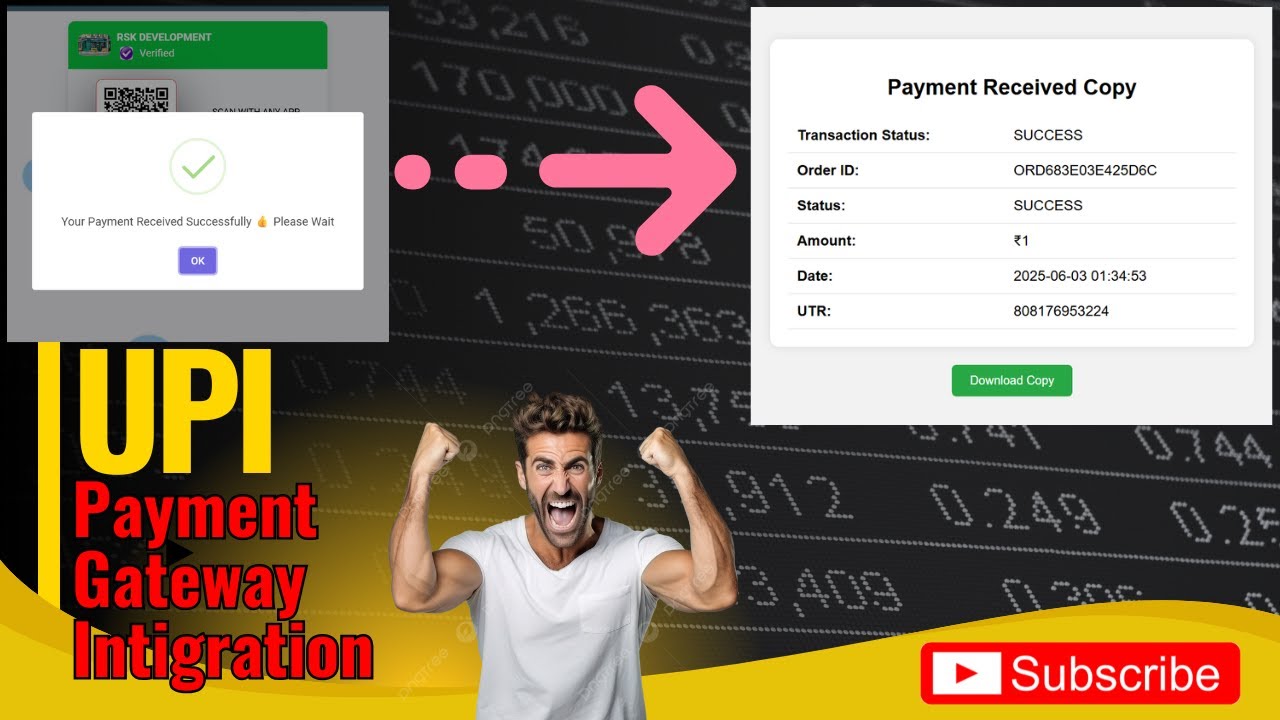 WebCraft UPI Payment Gateway Integration in PHP | UPI QR Code Generate Hindi 🔥| UPI Gateway