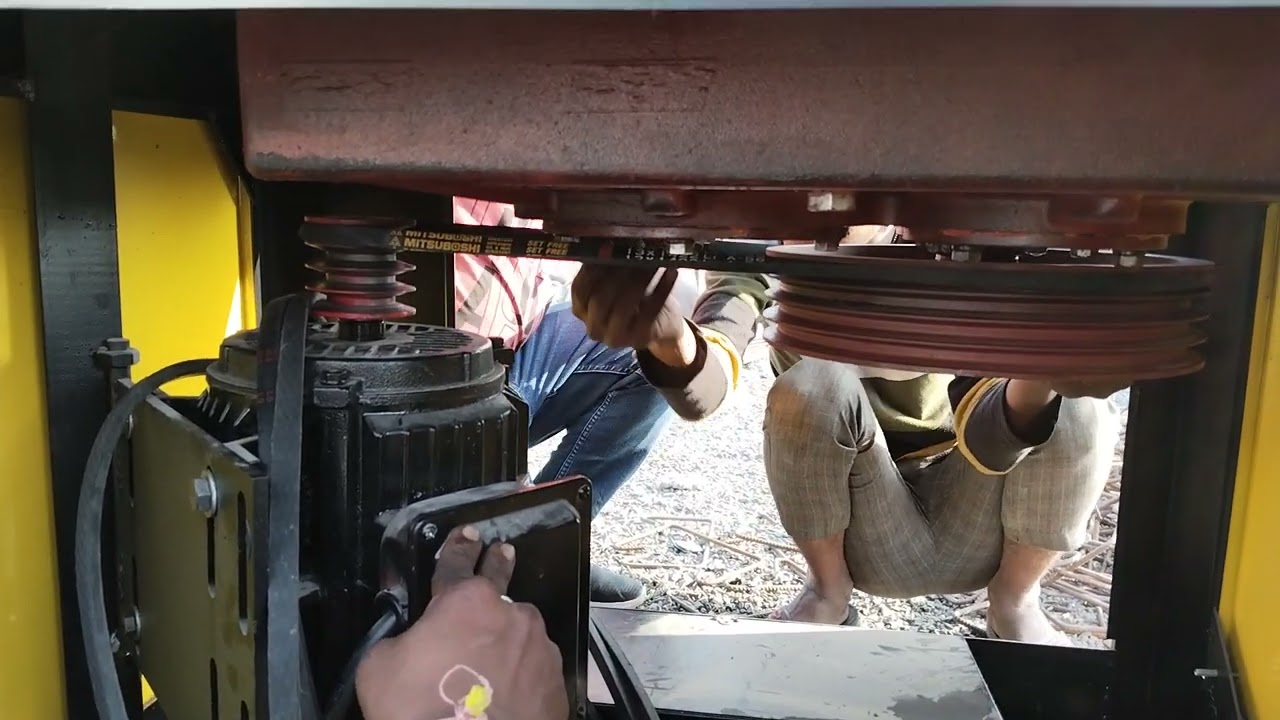 belt fixing | rod  bending machine | belt ko kse chadhaye |