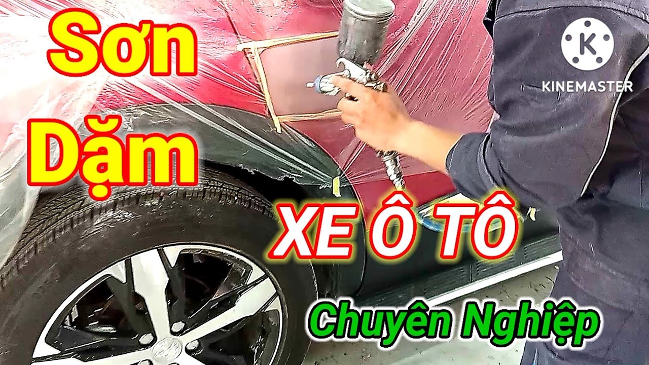 Cách sơn dặm xe ô tô đẹp và chuyên nghiệp. @ô tô xứ Nghệ