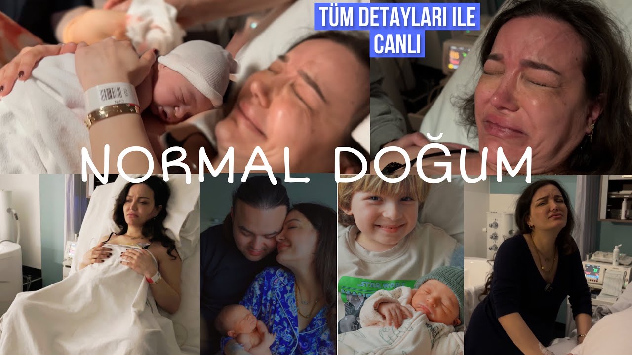 Canlı doğum anı | Bastan sona normal doğum anı | epidural normal doğum | doğum vlog | yurtdışı doğum