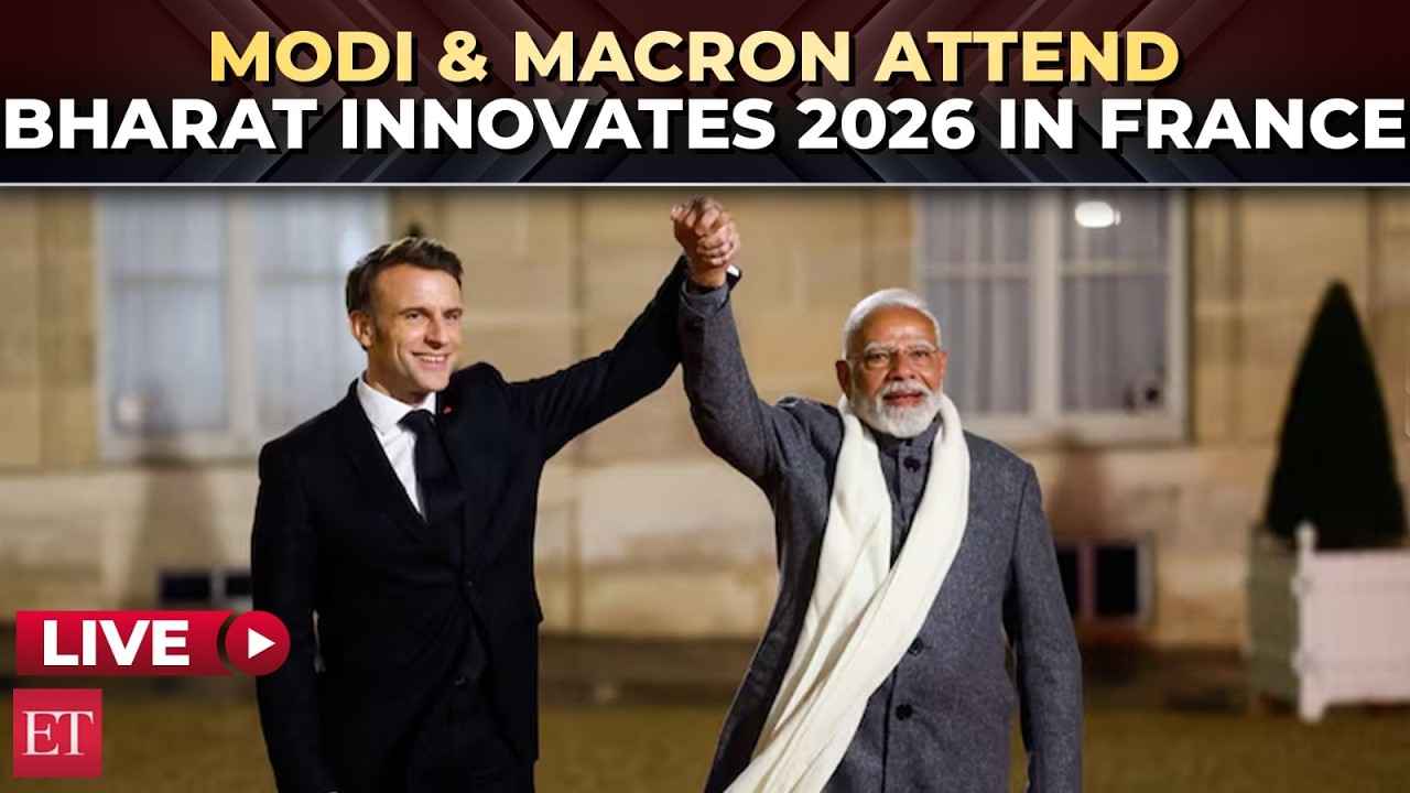 LIVE: PM Modi and French President Macron inaugurate Bharat Innovates event in Nice, France