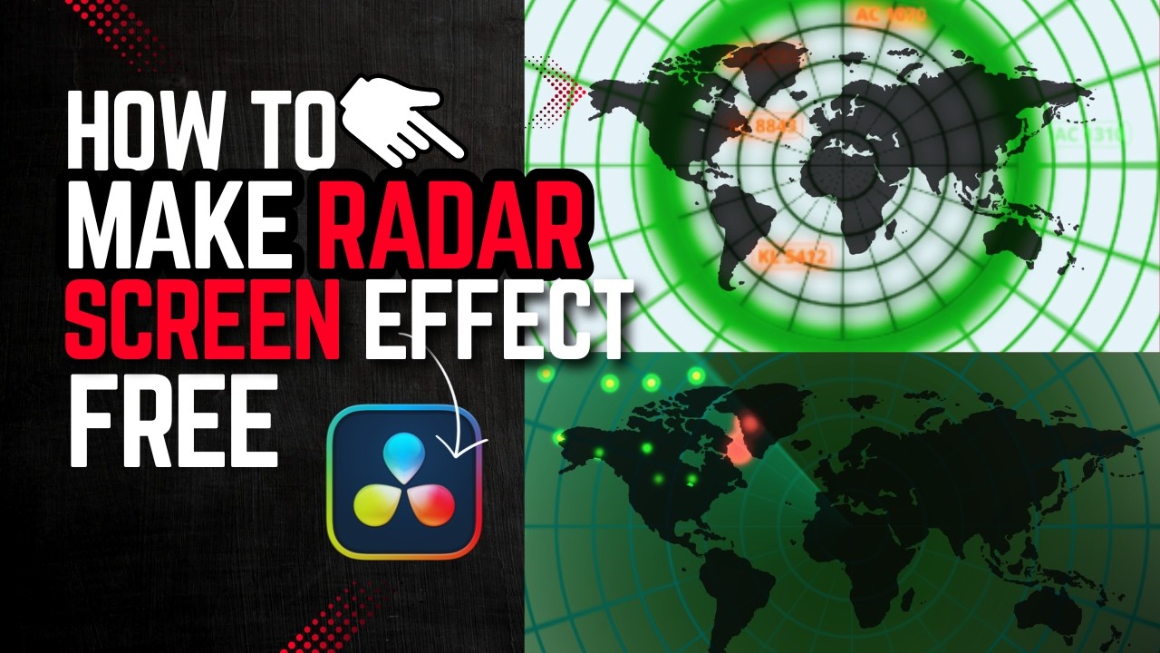 Radar Screen Effect in DaVinci Resolve — The Easy Way