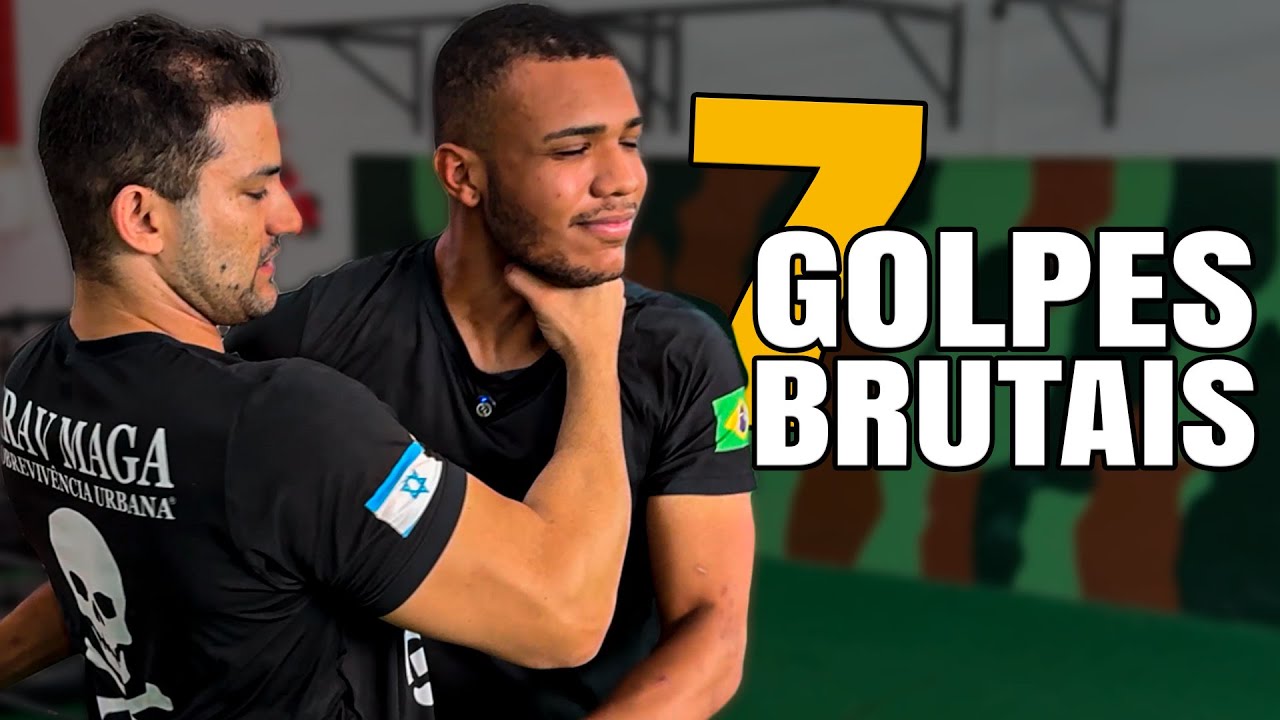 07 GOLPES BRUTAIS PARA VENCER UMA BRIGA DE RUA | Krav Maga Caveira