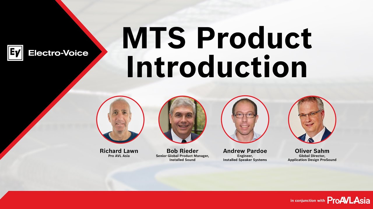 Introducing Electro-Voice MTS Loudspeaker Systems