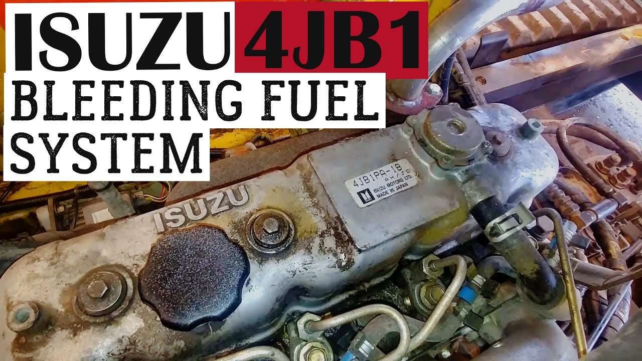 ISUZU 4JB1 2.8L — КАК ЗАПРАВИТЬ ИЛИ ПРОКАЧАТЬ ТОПЛИВНУЮ СИСТЕМУ