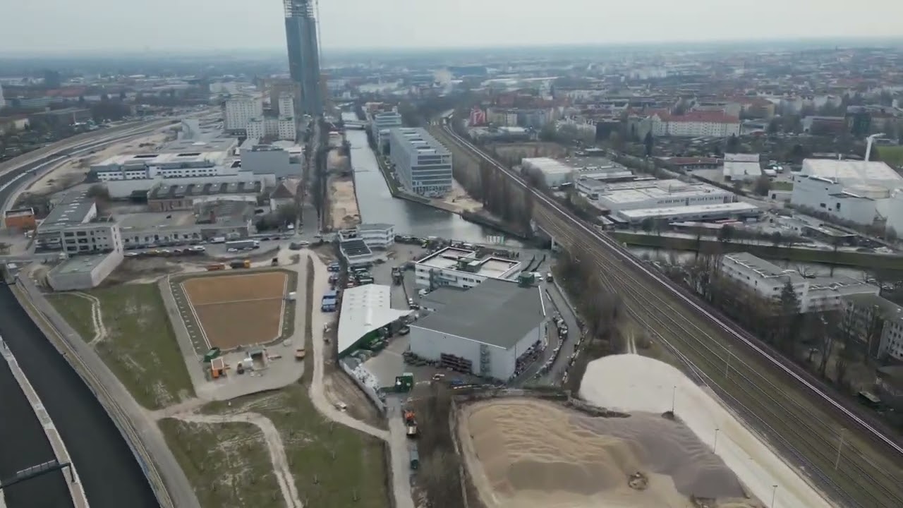 Estrel Tower & A100 Baufortschritt