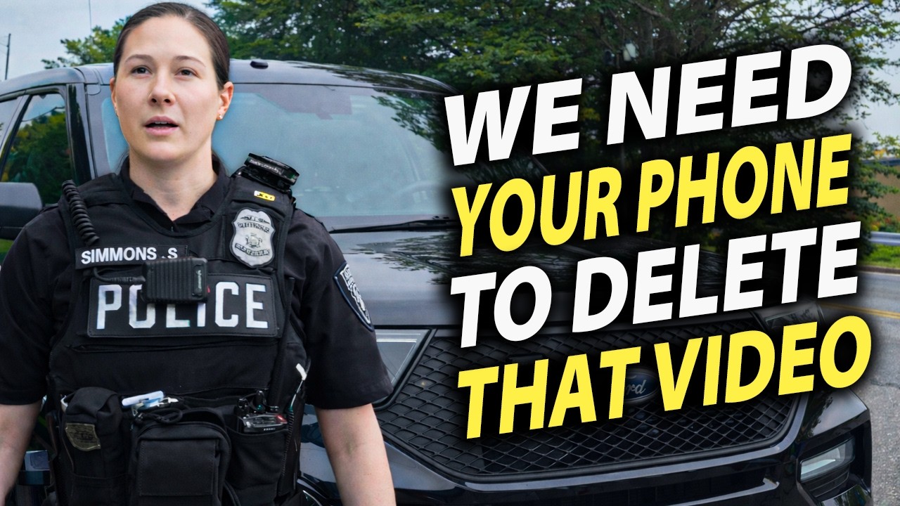 Officer Demands &ldquo;Delete the Video&rdquo; &mdash; Gets Shut Down & Dismissed | 1st Amendment Audit