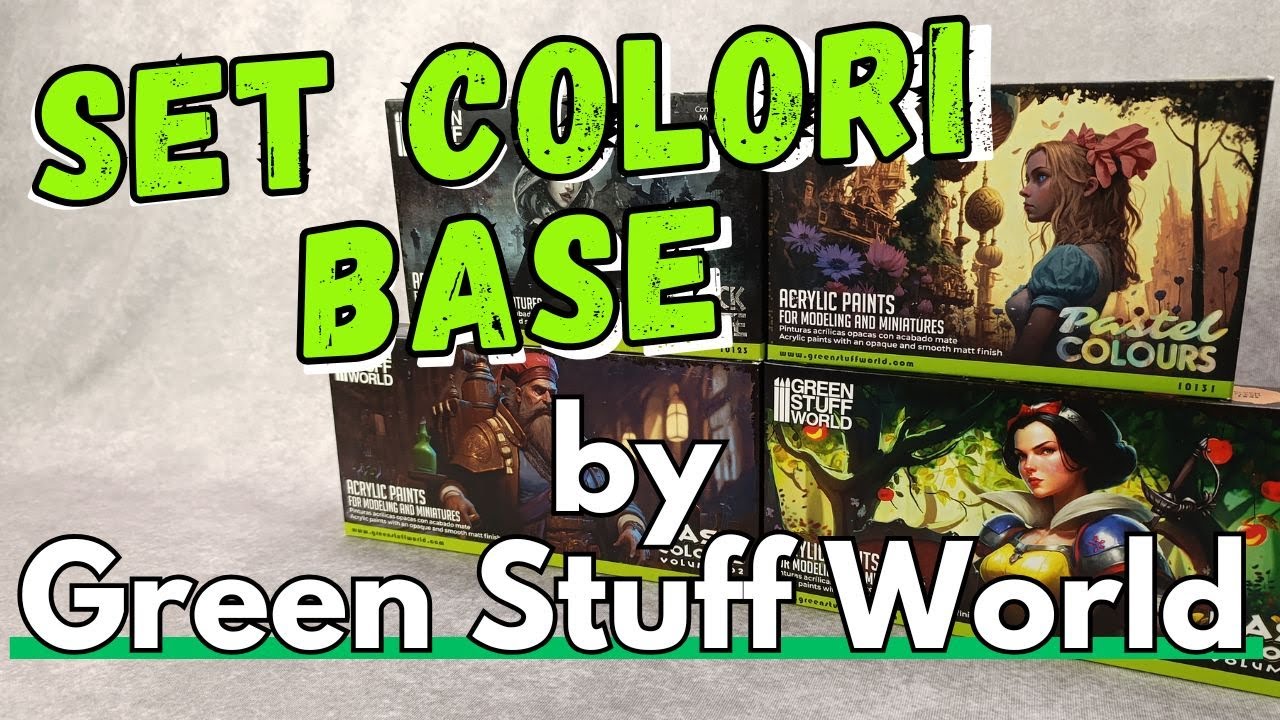 PROVIAMO I SET COLORI GREEN STUFF WORLD