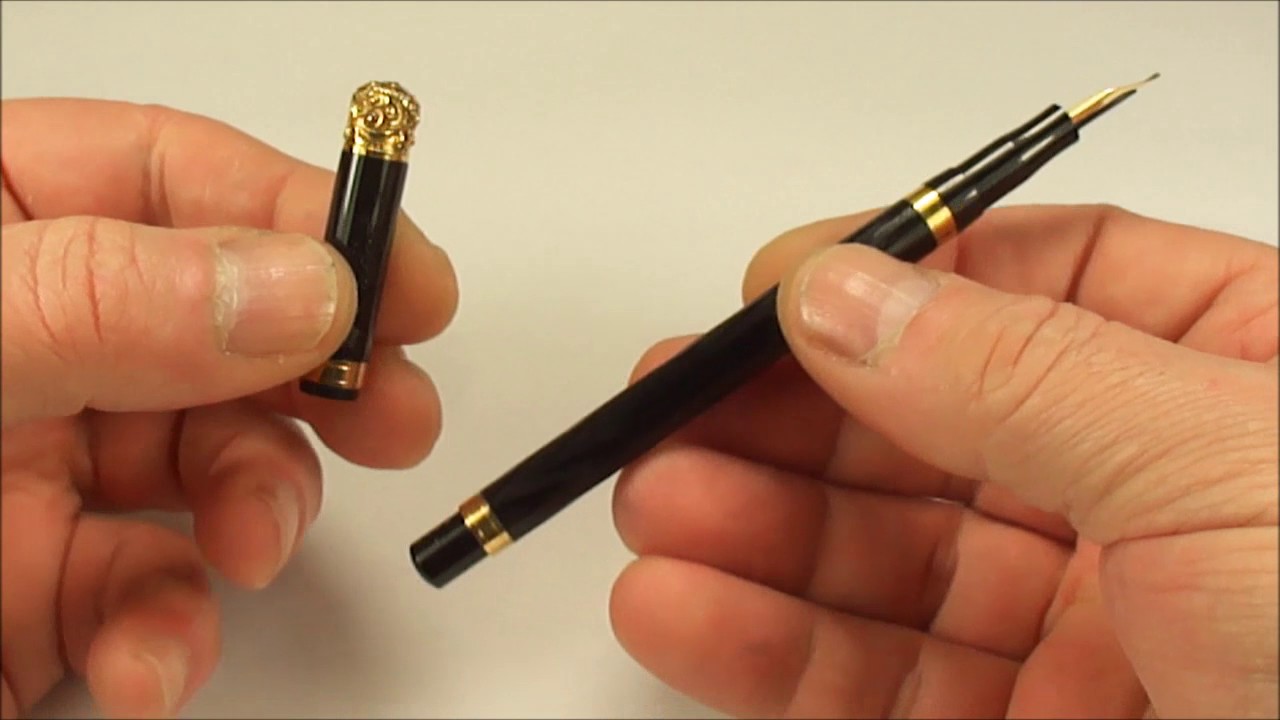 ANTIQUE THE SWAN PEN EYEDROPPER FOUNTAIN PEN