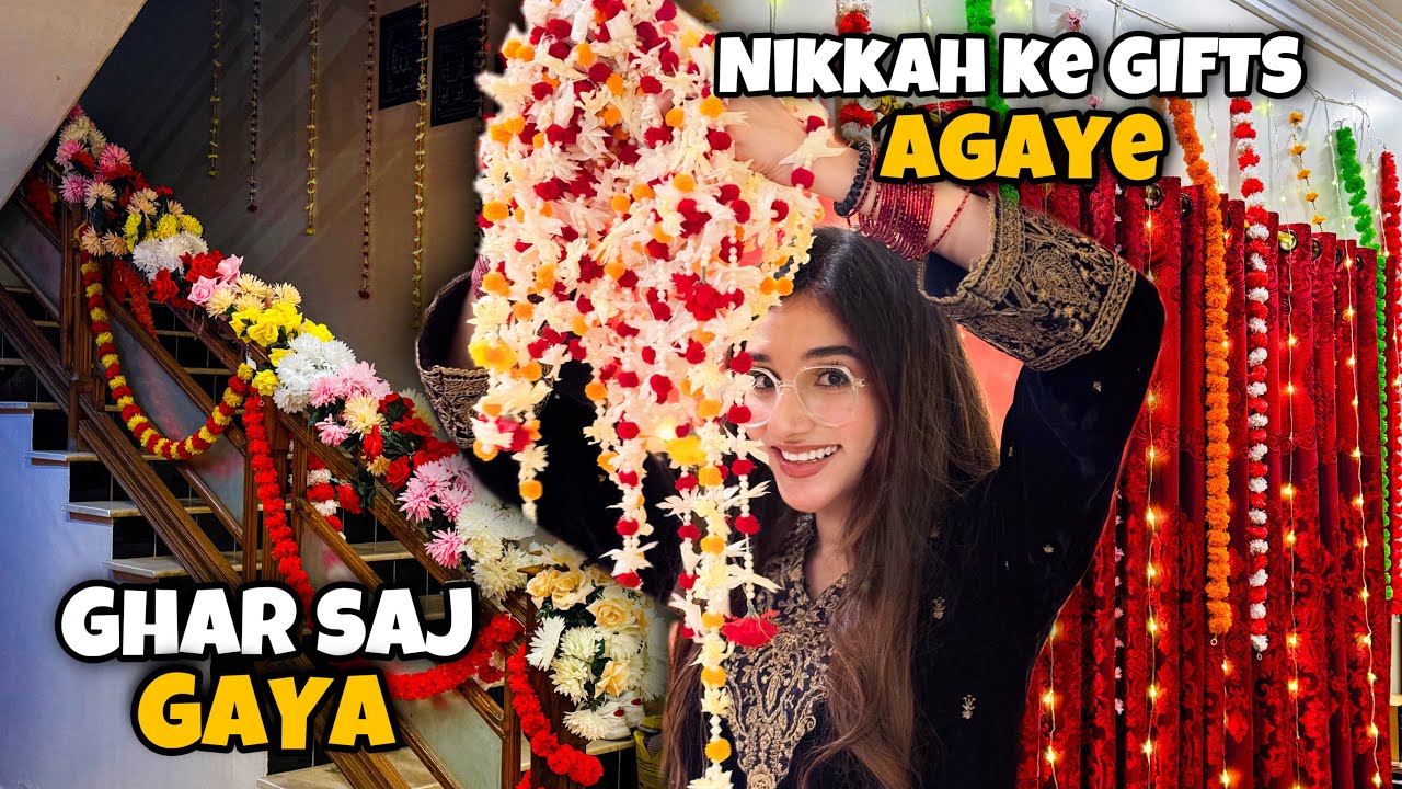 Susral wale nikkah ke gifts le aaye🥳 | Ghar saja diya 💃🏻| Dance practice 🫶🏻