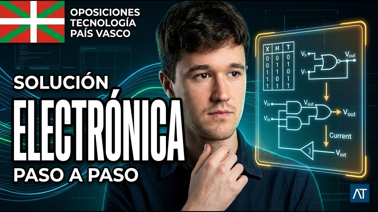 OPOSICIONES TECNOLOGÍA PAÍS VASCO: PROBLEMA ELECTRÓNICA TÍPICO Paso a Paso