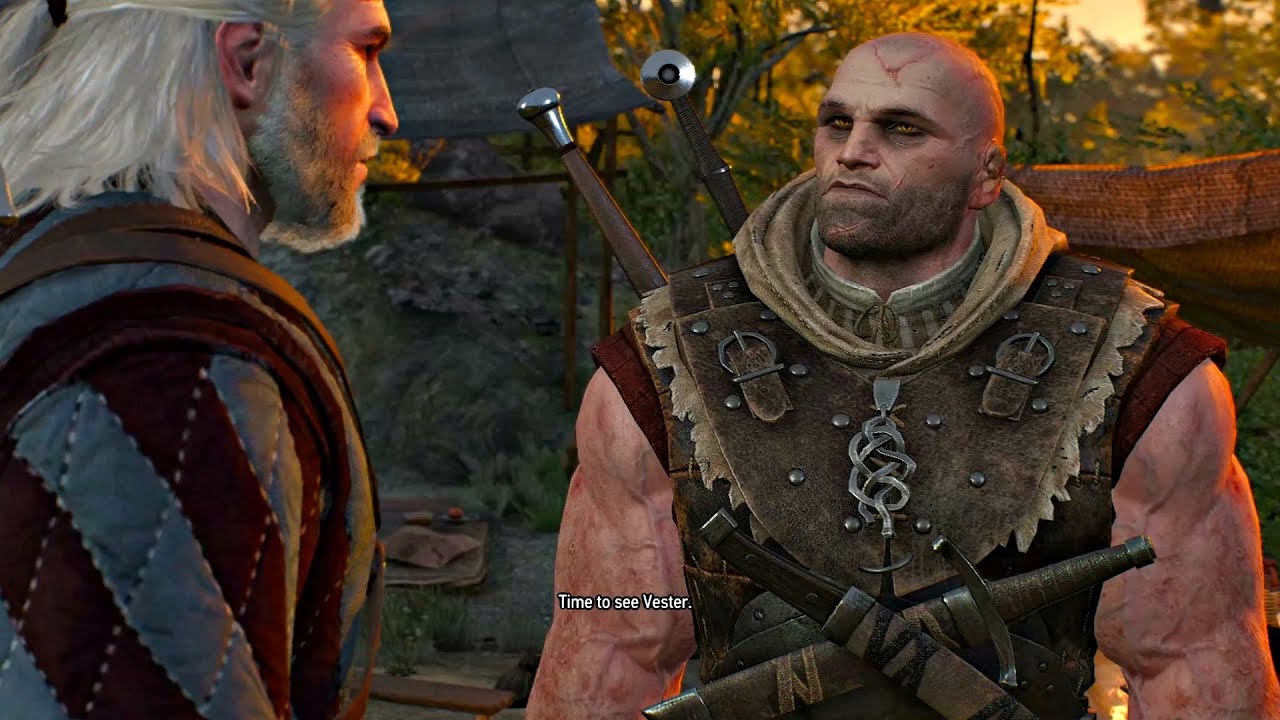 The Witcher 3 - Geralt Meets Letho & Saves Him (Bodybuilder Witcher) Ultra Graphics