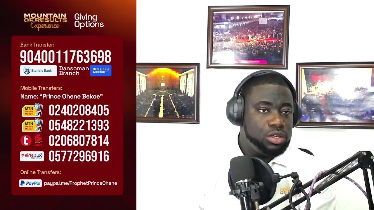 MOUNTAIN OF RESULTS EXPERIENCE - DAY 573 with Prophet Prince Ohene Bekoe (Senior Pastor)