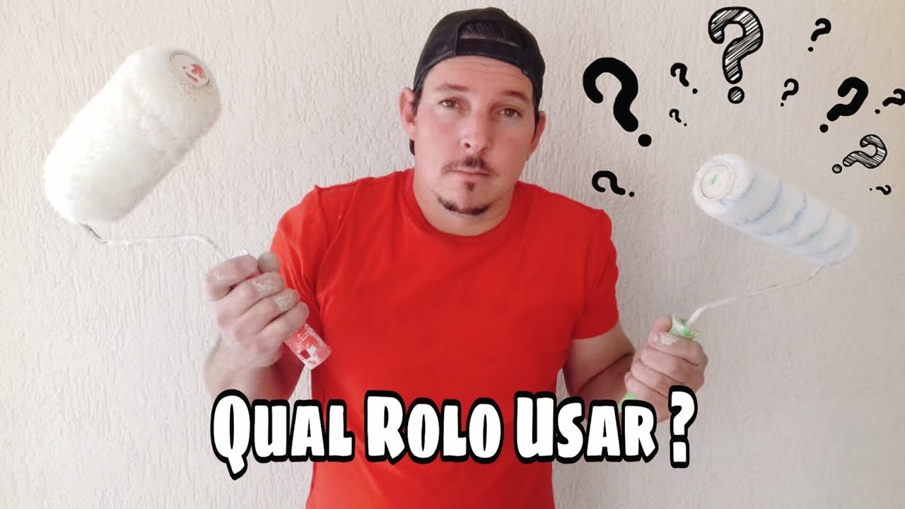 QUAL ROLO DE PINTURA CORRETO PARA PINTAR GRAFIATO?