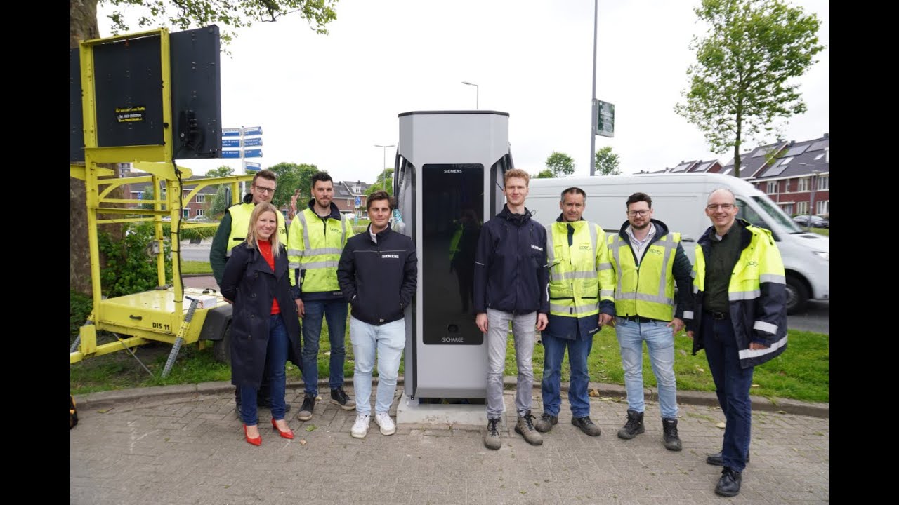 Eerste Siemens snellader geplaatst door EV-Ready