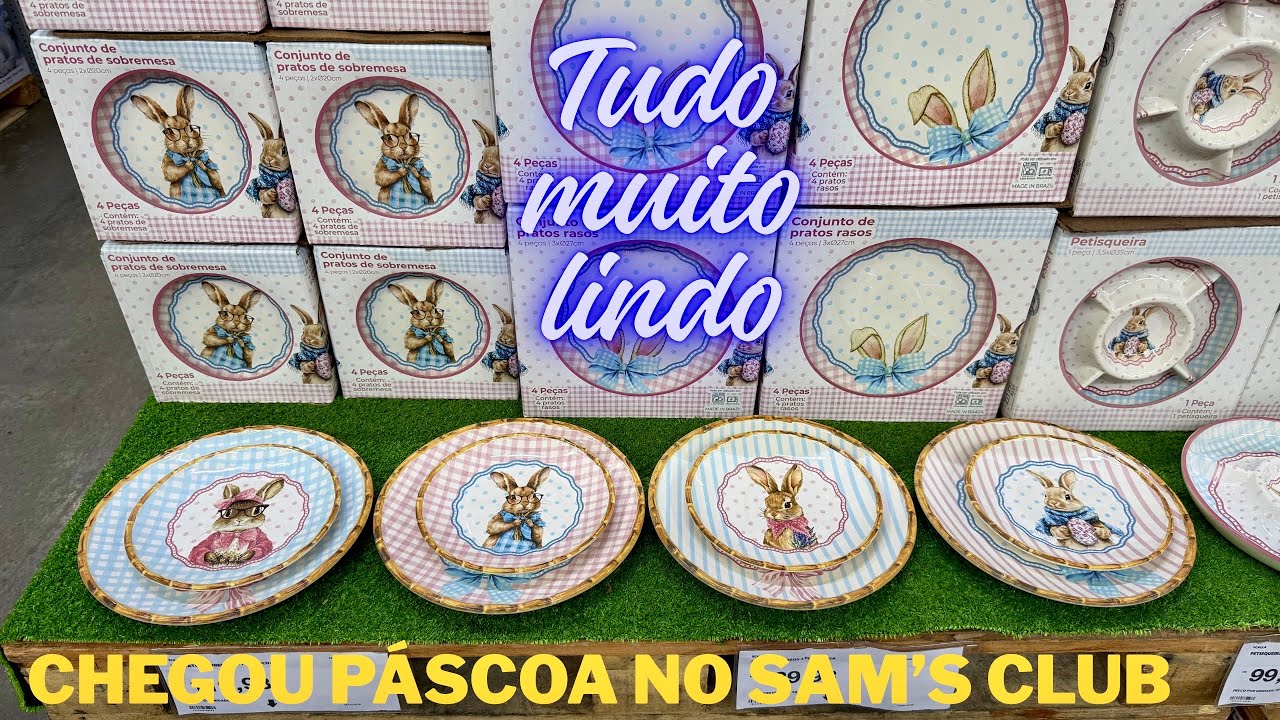 PÁSCOA SAM’S CLUB ESTA MUITO LINDA, IDEIAS DE DECORAÇÃO DE PÁSCOA 2026.