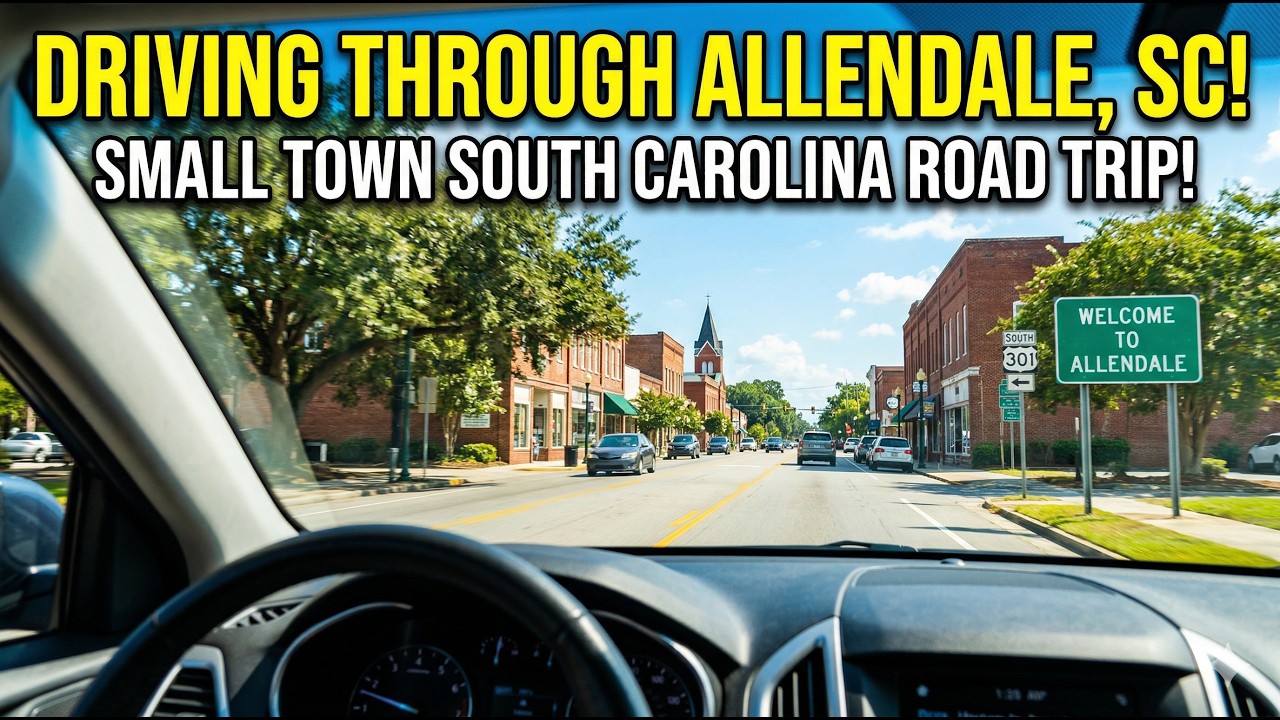 Driving through Allendale, South Carolina