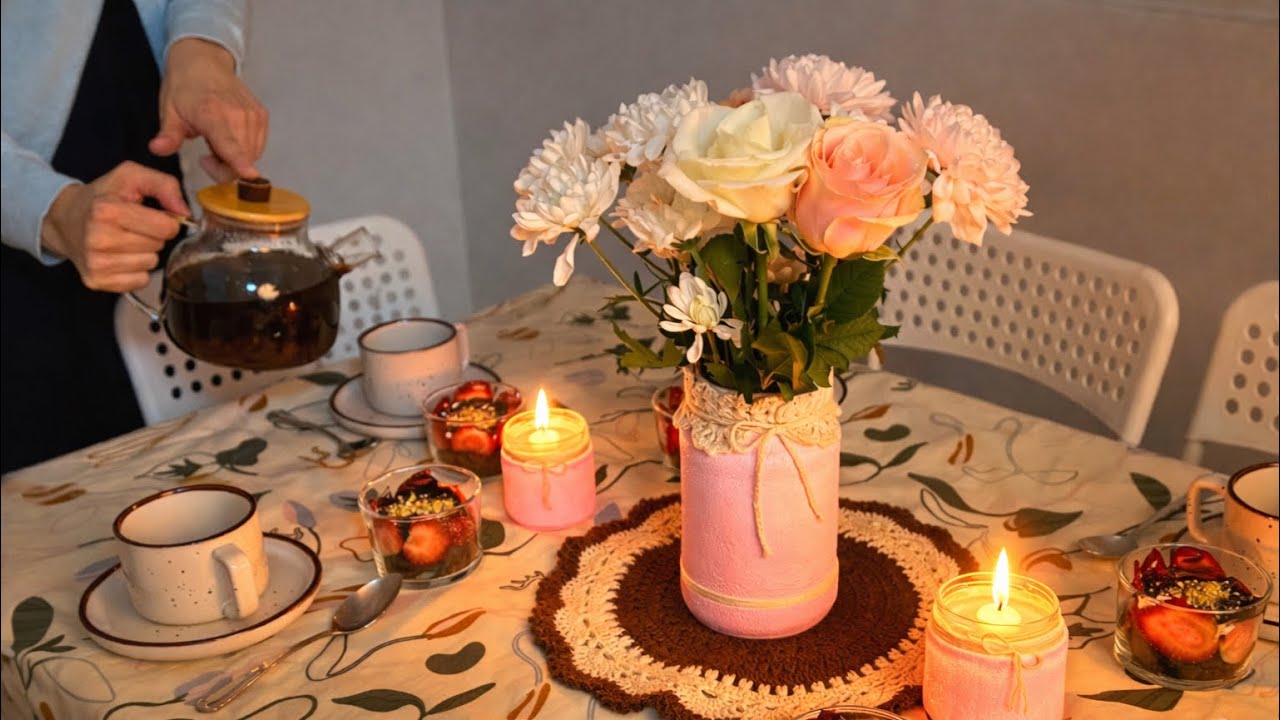 Cozy Family Dinner  🤍 | Cooking, Tea & Slow Living