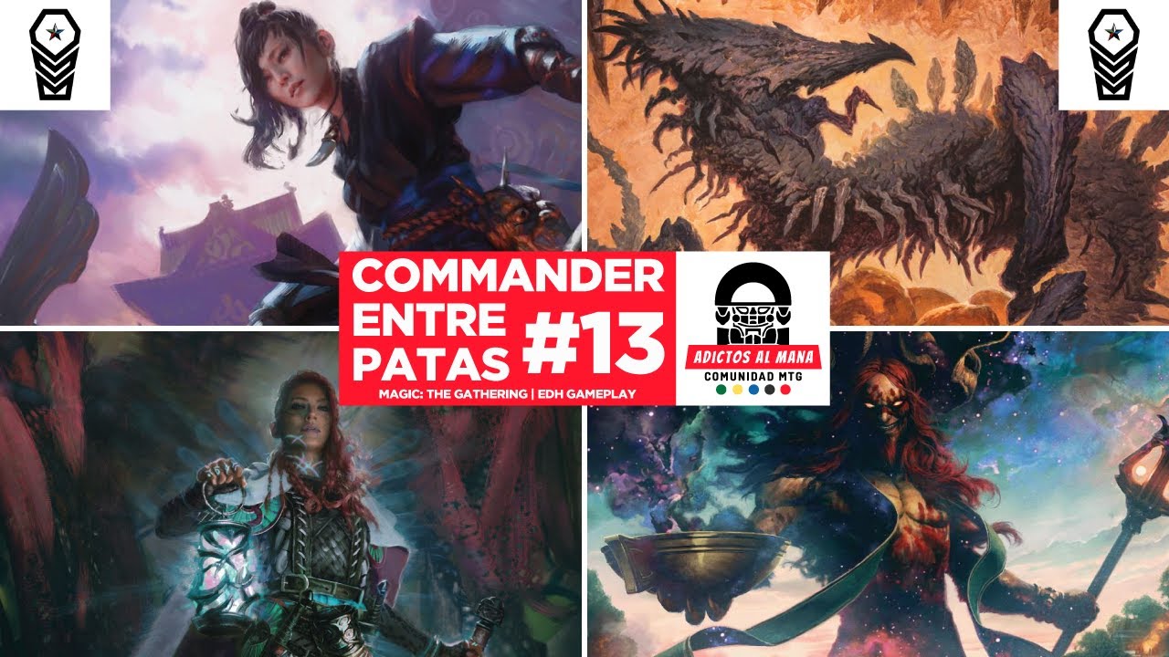 Commander Entre Patas #13 - Yuriko vs The First Sliver vs Xenagos vs Tergrid | MTG | EDH