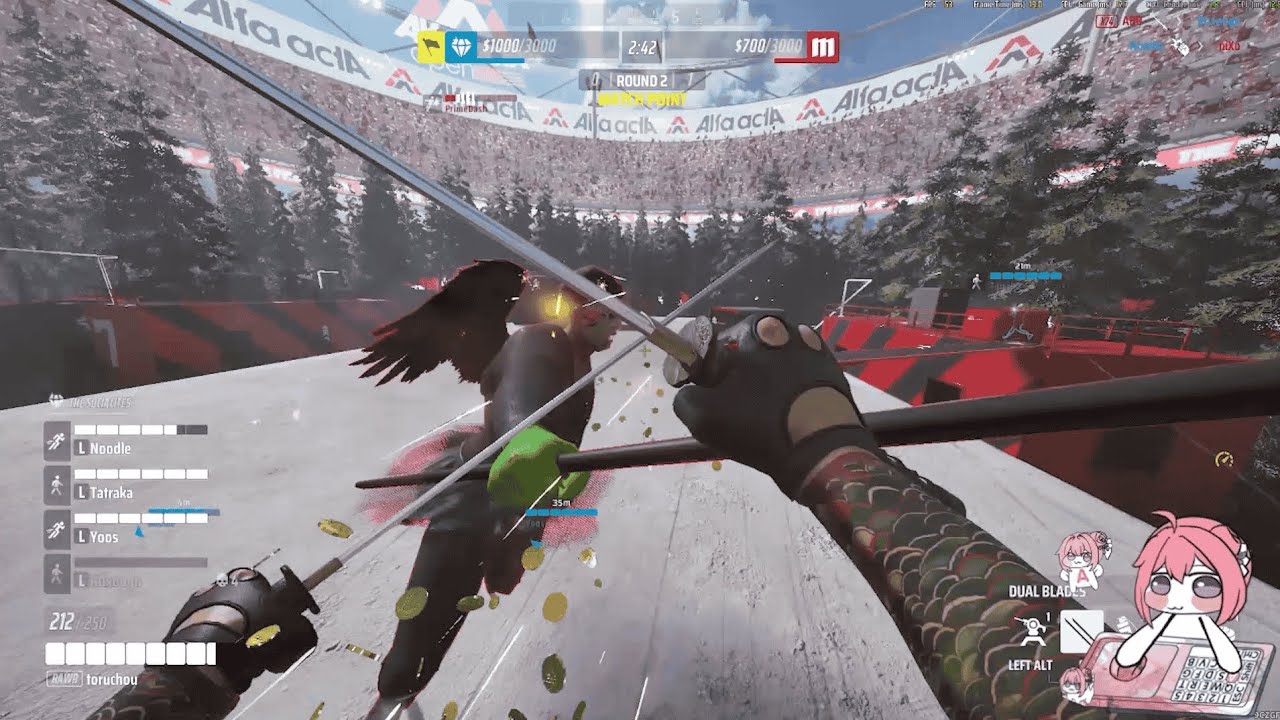 double blades TDM, uncut