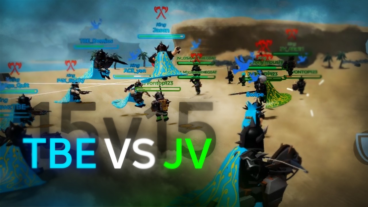 15v15 War The Survival Game Roblox | TBE vs JV