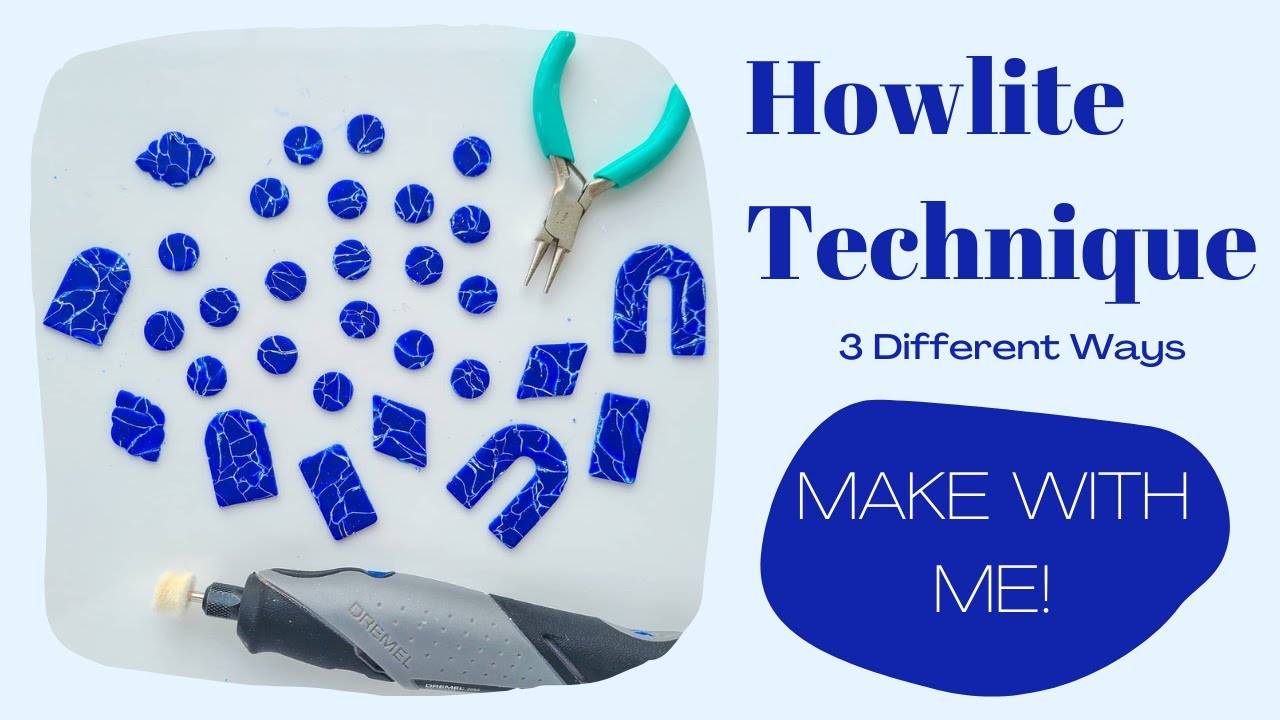 Polymer Clay Howlite Technique 3 Ways - Which is Best? | Make With Me!