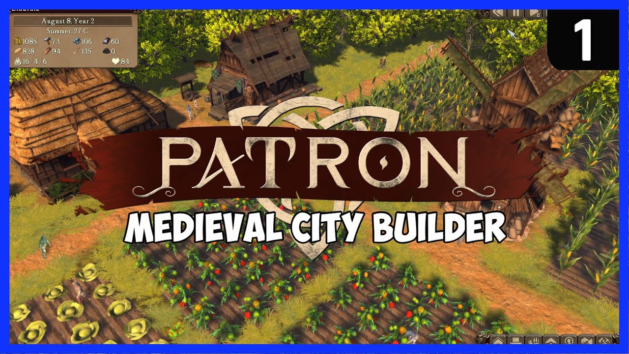 PATRON Demo UPDATED! Ep 1 ► Is this Banished 2.0? ► New Medieval Strategy City Building Game 2021